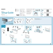 Sony XBR-43X800D manual cover