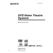 Sony DAV-LF10 manual cover