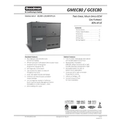 Goodman GCEC80 manual cover