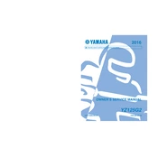 Yamaha YZ125G2 2016 manual cover