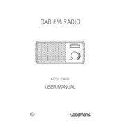 Goodmans B&M DAB FM Radio 338934 manual cover