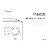 Pioneer SX-N30AE manual cover