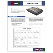 Tascam 2488 manual cover