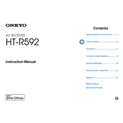 Onkyo HT R592 manual cover