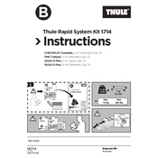 Thule Rapid System 1714 manual cover