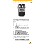 Behringer OD300 manual cover