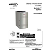 Lennox SL280DFV manual cover