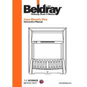 Beldray EH1843 Almeria Chrome Inset Electric Fire manual cover