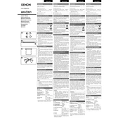 Denon AH-C351K manual cover