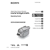 Sony DCR-HC36 manual cover