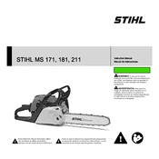 Stihl MS 171 MS 181 MS 211 manual cover