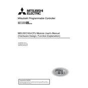 Mitsubishi Electric MELSEC Q Q10WCPU W1 E manual cover