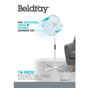 Beldray EH3249VDE 16 Inch Pedestal Fan manual cover