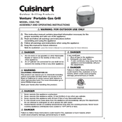 Cuisinart CGG-750 manual cover