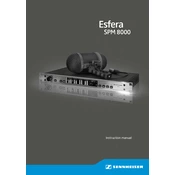 Sennheiser Esfera SPM 8000 manual cover