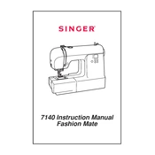 Singer 7140 manual cover