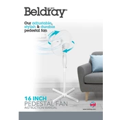 Beldray EH3403 16 Inch Pedestal Fan manual cover