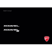 Ducati XDiavel S 2019 manual cover