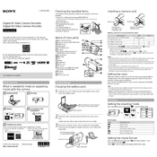 Sony FDR-X3000 manual cover