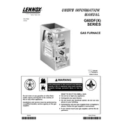 Lennox G60DF(X) manual cover