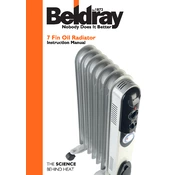 Beldray EH0885 7 Fin Oil Radiator manual cover