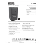 Goodman GCEC96 manual cover