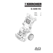 Karcher G 3200 XC manual cover