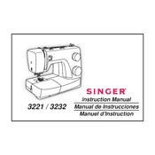 Singer 3221, 3232 manual cover