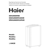 Haier HM30 manual cover