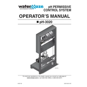 Water Maze pH-3020 manual cover