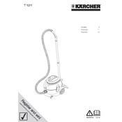 Karcher T 12 1 manual cover