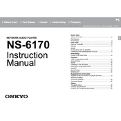 Onkyo NS 6170 manual cover