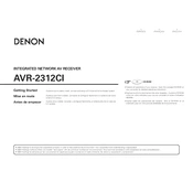 Denon AVR-2312CI manual cover