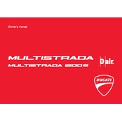 Ducati Multistrada 1200 S D-Air 2014 manual cover