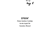 Epson Apple llc for 8699 for LX-90 manual cover