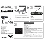 Whistler WS1095 Radio Scanner manual cover