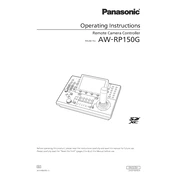 Panasonic AW-RP150G manual cover