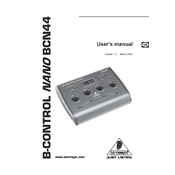 Behringer BCN44 manual cover