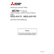 Mitsubishi Electric MDG A3V R, MDG A3V RD manual cover