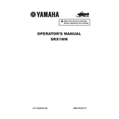 Yamaha SRX1NM 2021 manual cover