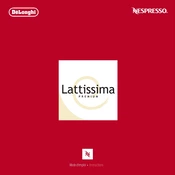 Nespresso Delonghi Lattissima Premium manual cover