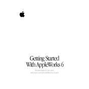 Apple AppleWorks 6 Getting Started manual cover