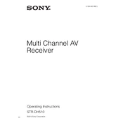 Sony STR-DH510 manual cover