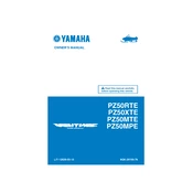 Yamaha PZ50RTE, PZ50XTE, PZ50MTE 2014 Venture Multi Purpose manual cover