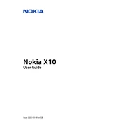 Nokia X10 manual cover