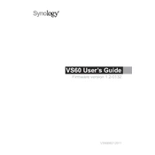 Synology VS60 manual cover