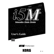 KORG i5M manual cover