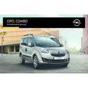 Opel Combo 2016 manual cover