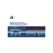 BMW Business CD Car Radio 2000 manual cover