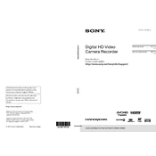 Sony HDR-CX760V manual cover